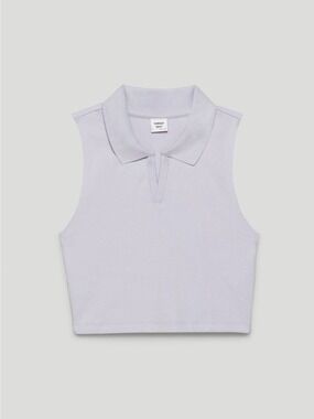 Aritzia Sunday Best Knox Cropped Tank
Lavish Lavender Collared, size S